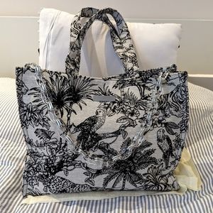 Tropical Canvas Tote